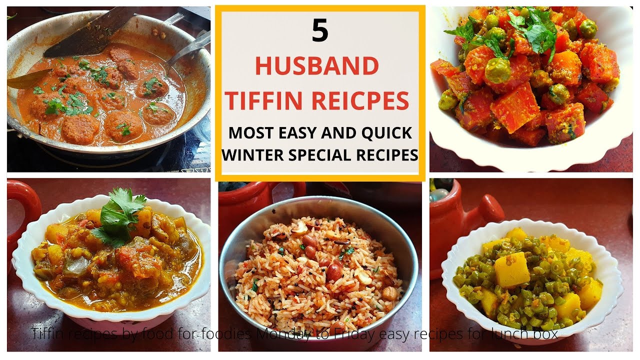 Husband Tiffin Recipes |Most Easy and quick Monday to Friday tiffin | Beans | Food For Foodies