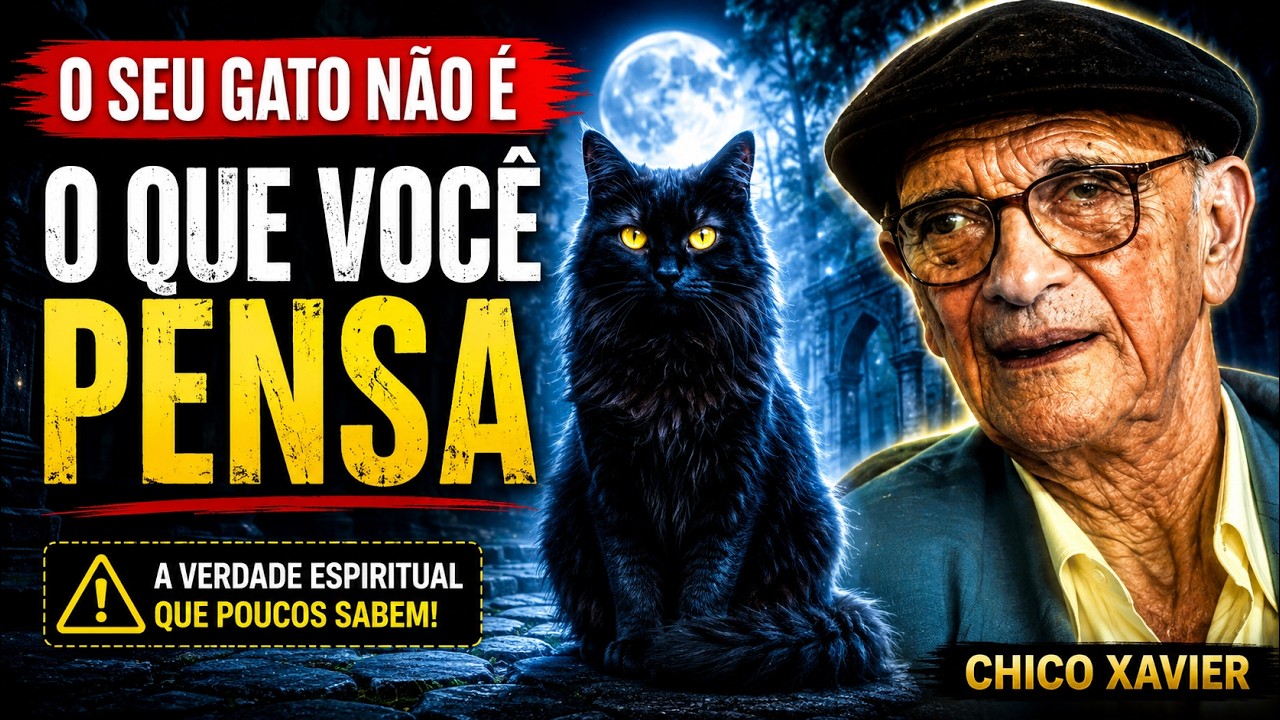 Os Gatos Não São Apenas Animais — Revelação de Chico Xavier