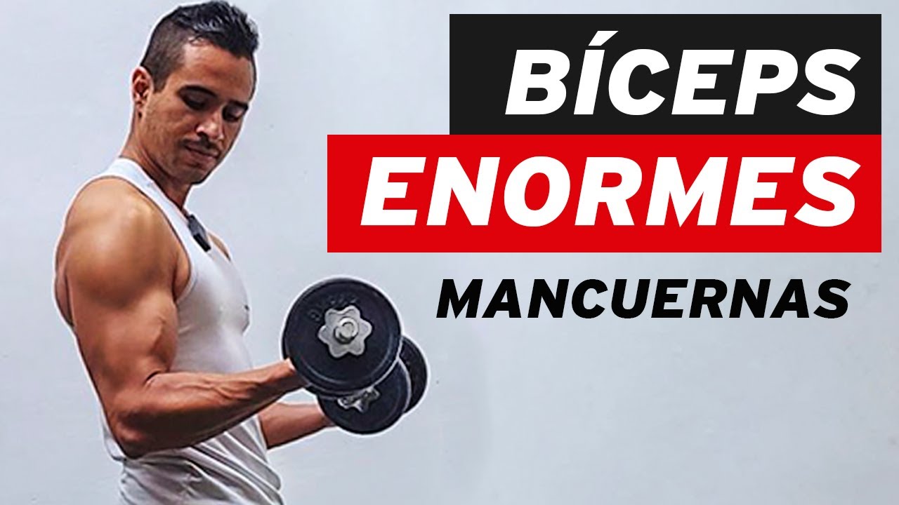 Rutina EXTREMA de Bíceps con MANCUERNAS para Ganar Masa Muscular