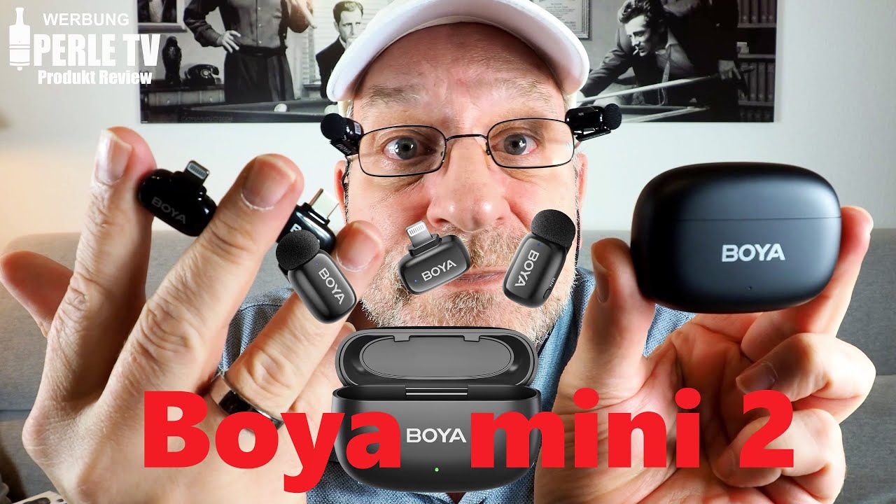 BOYA mini 2 - Das beste 49€ wireless 5g KI-Mikrofone-Set für Creator mit 2 Sendern & 2 Empfängern