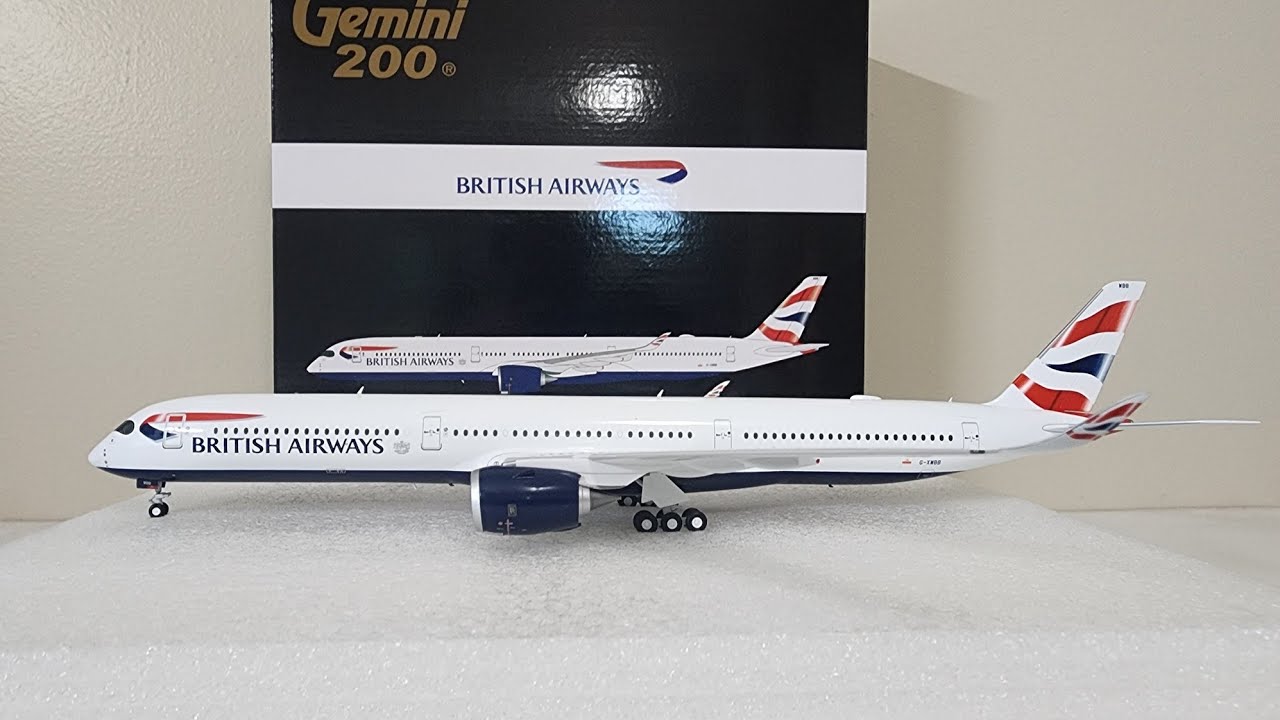 Airbus A350-1000 British Airways G-XWBB Scale 1:200 Unboxing