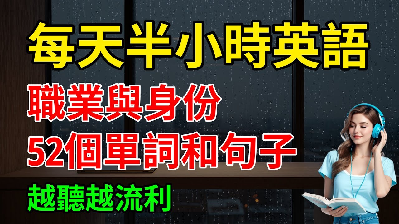 最常見的，職業與身份，52個單詞和句子，越聽越流利｜從零開始學英語｜英語學習｜【嗨學英語】