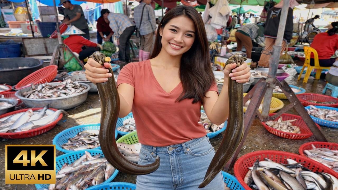 Best popular market review 2026 - a lot of people go shopping in this market, fresh fish