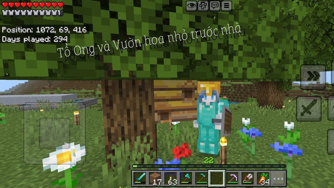 | Build Chuồng Ngựa & Nhà Kho | Minecraft Sinh tồn #12