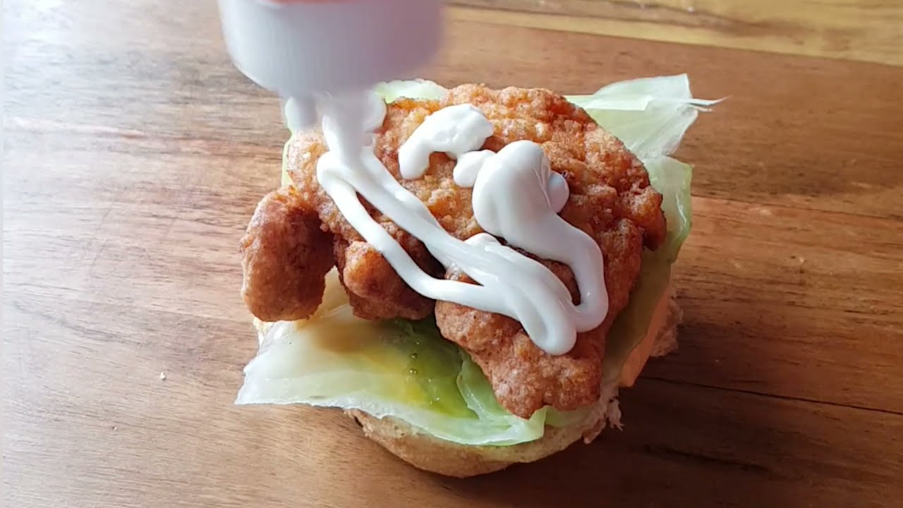 KFC STYLE DELICIOUS CRISPY CHICKEN BURGER 😍| SO YUMMY| INDIAN COOKING ASMR | HOMECOOK