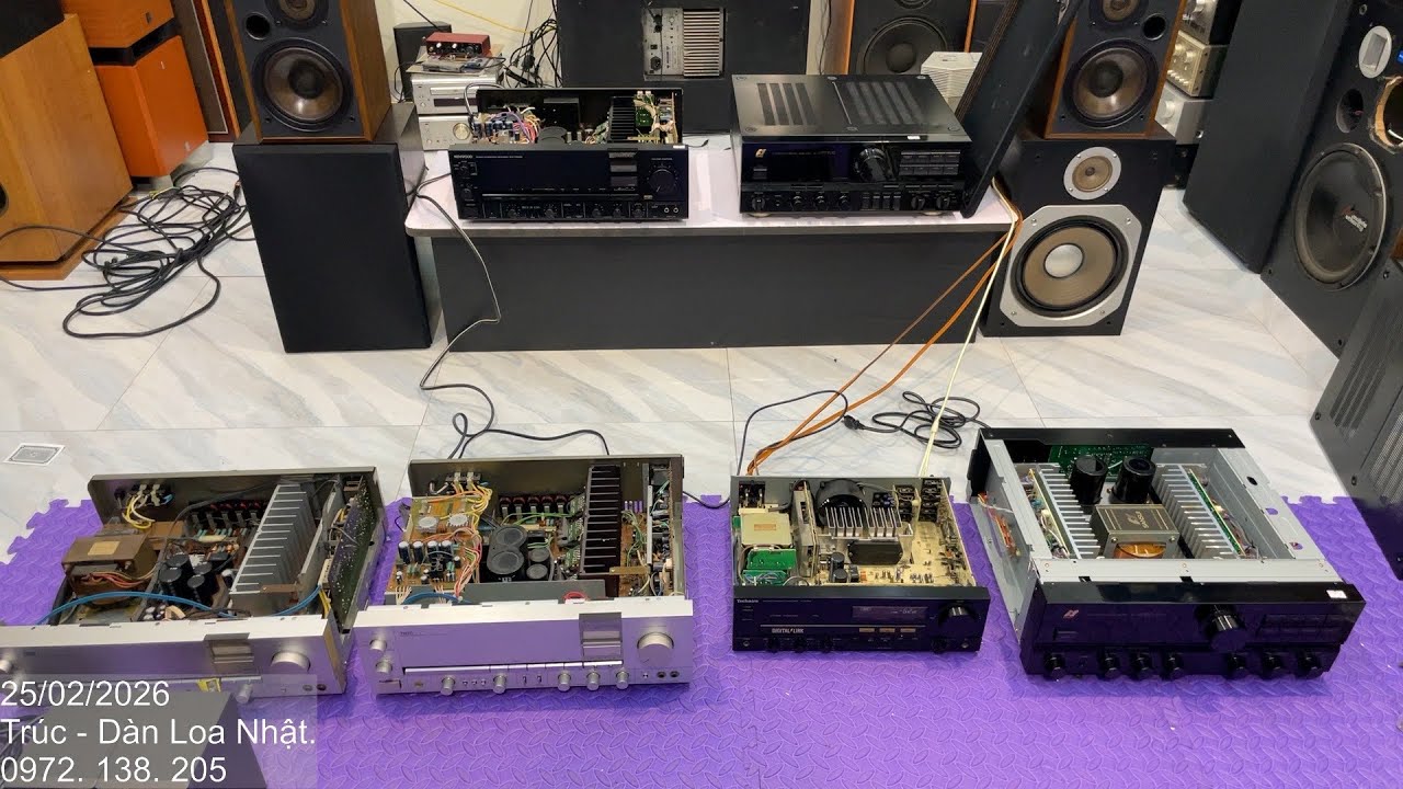 1tr6. Kenwood 1100SD, Sansui 607Extra, Trio 1100, Trio 990. Dây loa, loa Foster. Trúc 0972 138 205.