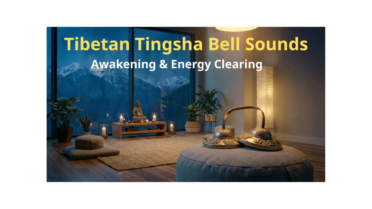 Deep Calm Meditation Series Ep 02 Tibetan Tingsha Bell Sounds for Mindful Awakening