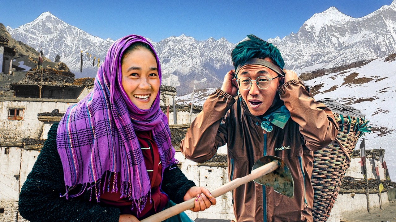 在喜馬拉雅山深處找到超過500年的城堡跟神秘洞穴！I Found a Hidden Village in Nepal. What I Saw Shocked Me
