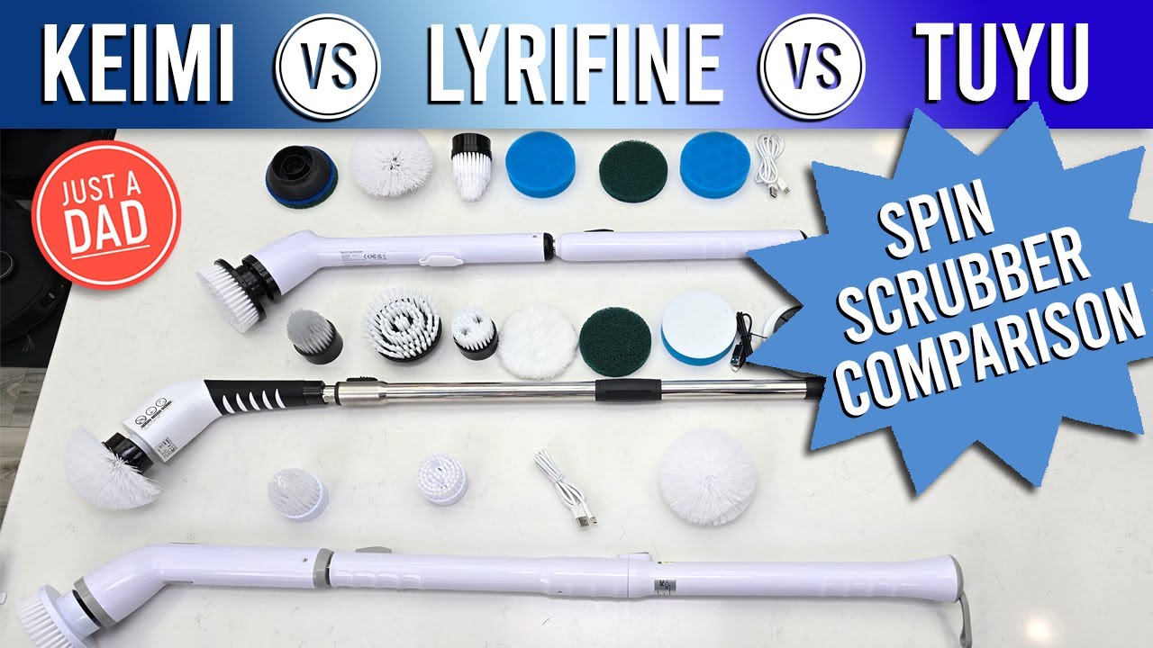 Electric Spin Scrubber COMPARISON: Keimi vs Lyrifine vs Tuyu
