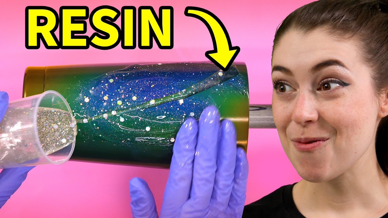 Husband & Wife Make a Resin Tumbler for the First Time