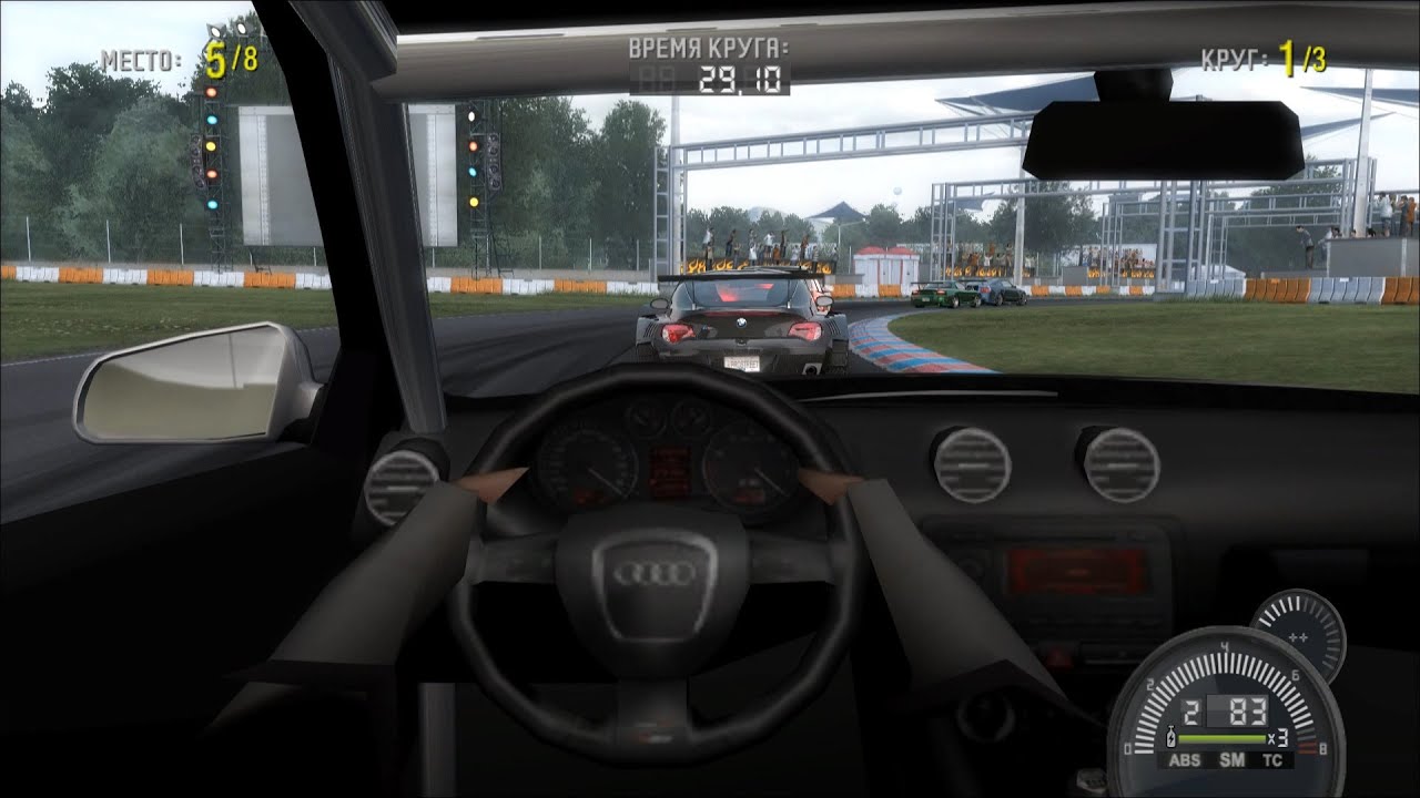 Need for Speed ProStreet Cockpit view Race2