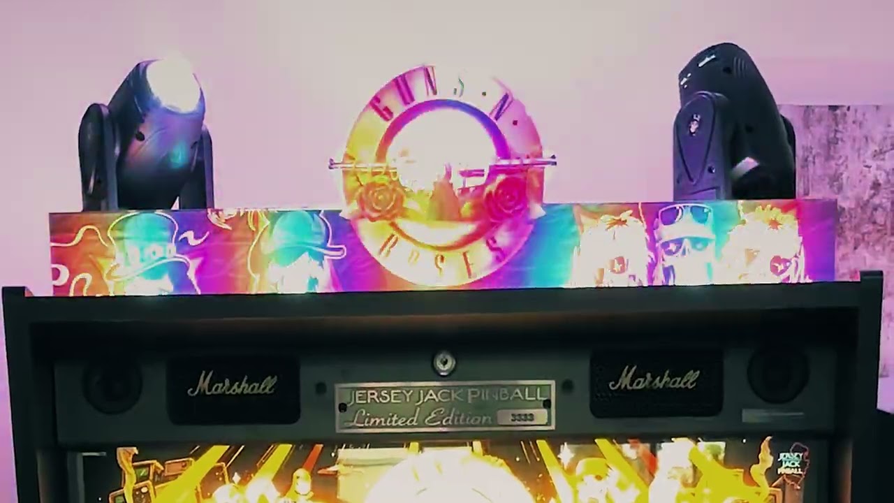 NEW TOPPER 2025 FOR JJP PINBALL GNR SE/LE/CE
