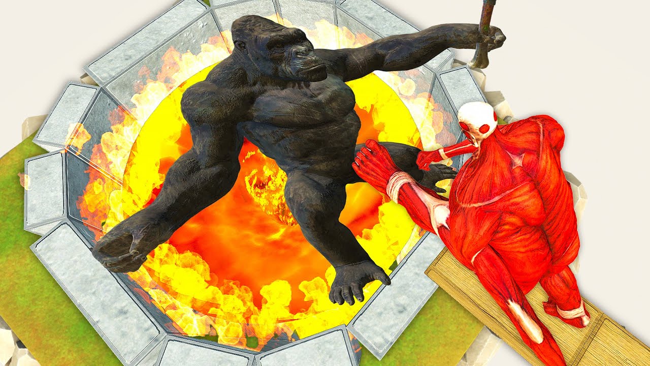 FIRE TORNADO PIPE TOURNAMENT - Animal Revolt Battle Simulator