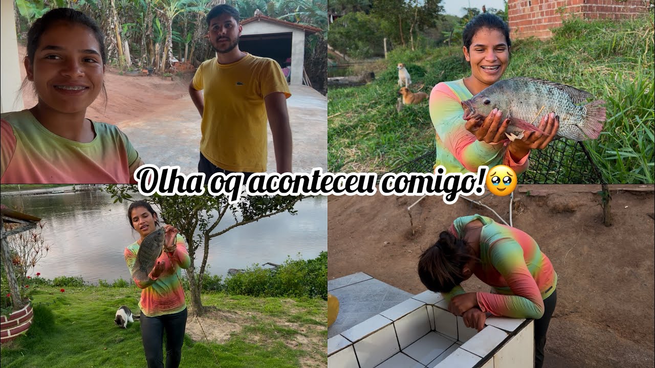 OLHA O QUE ACONTECEU COMIGO DEPOIS DA PESCARIA! 🥹😭 