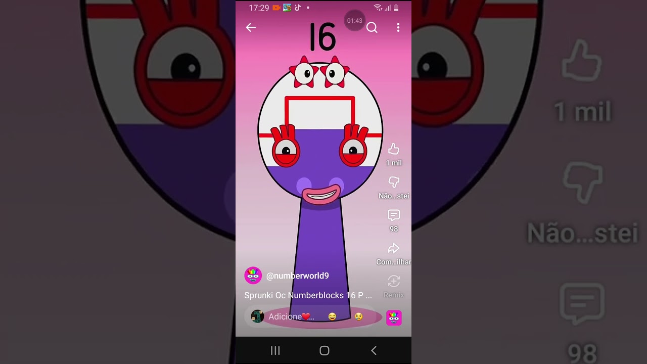 Numberblock 9 a 26