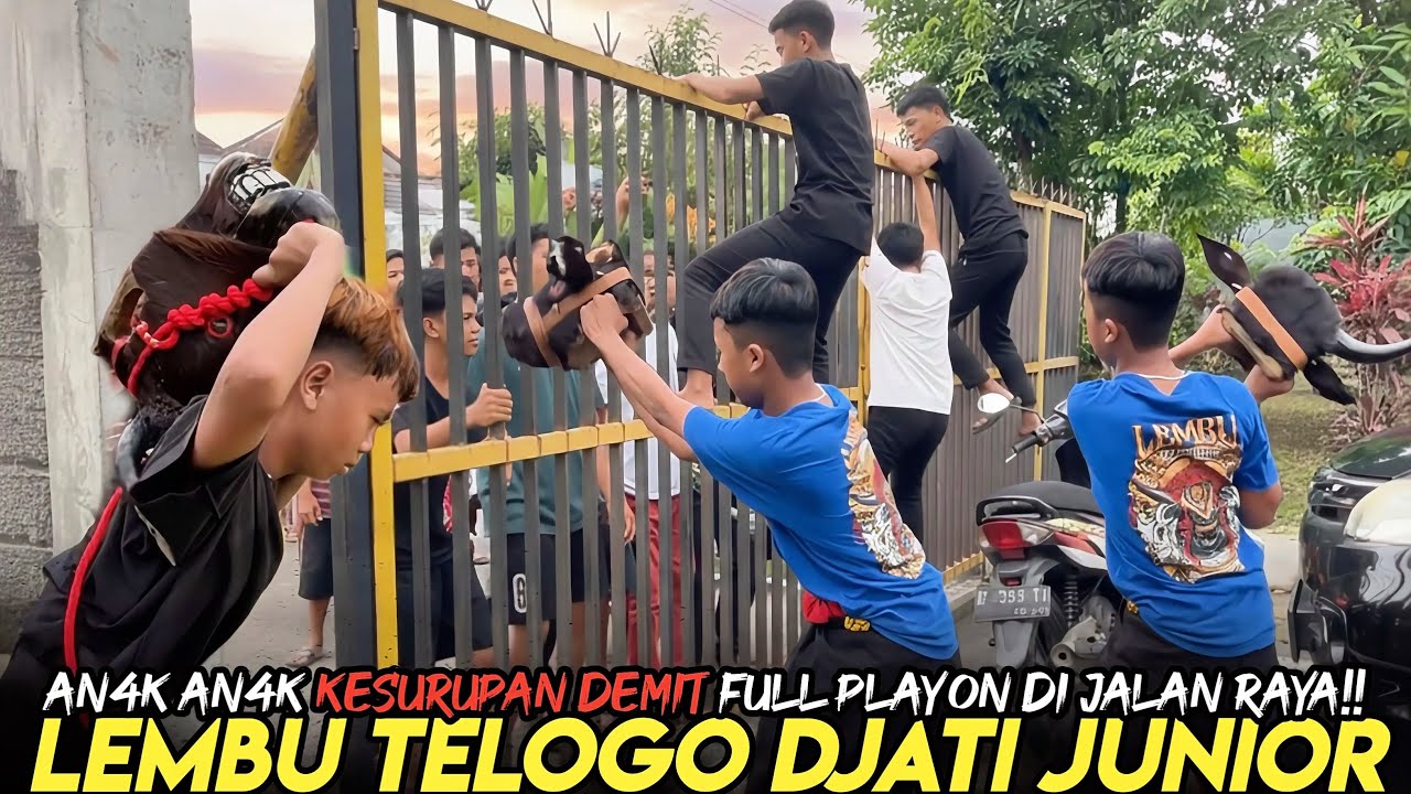 KESURUPAN DI TENGAH JALAN RAYA SRUDUK PASUKAN SUITAN!! BANTENGAN TELOGO DJATI JUNIOR!! 
