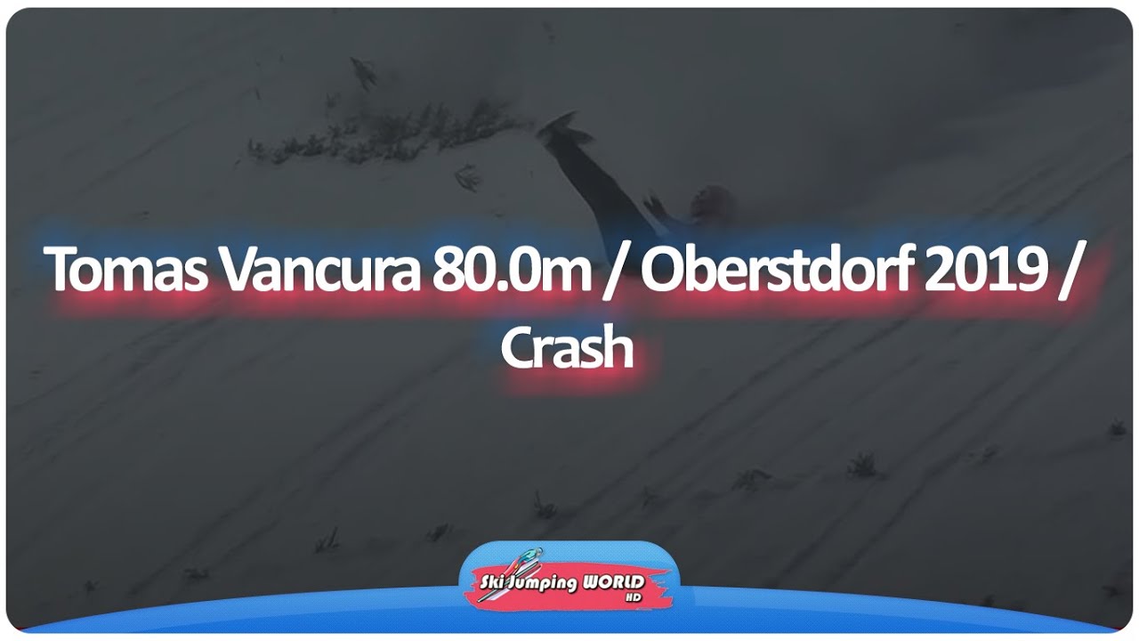 Tomas Vancura 80.0m / Oberstdorf 2019 / (CRASH)