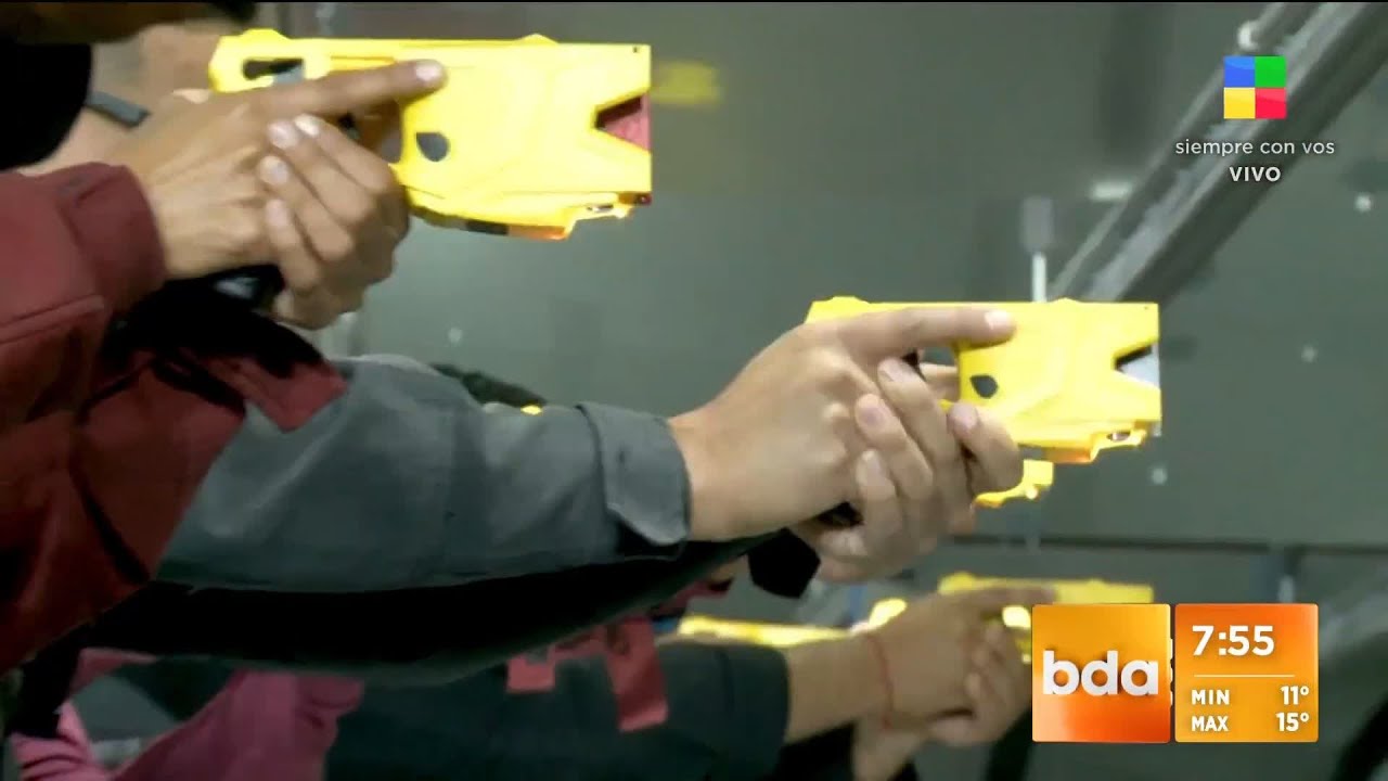 Instruyeron a 250 policías para usar pistolas Taser