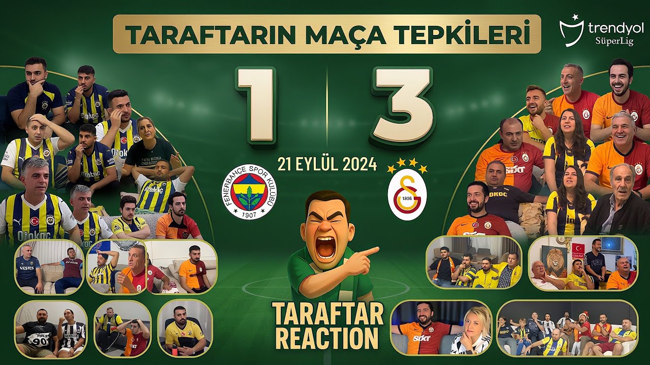Taraftar Tepkileri: Fenerbahçe 1-3 Galatasaray Maçında Neler Yaşandı?