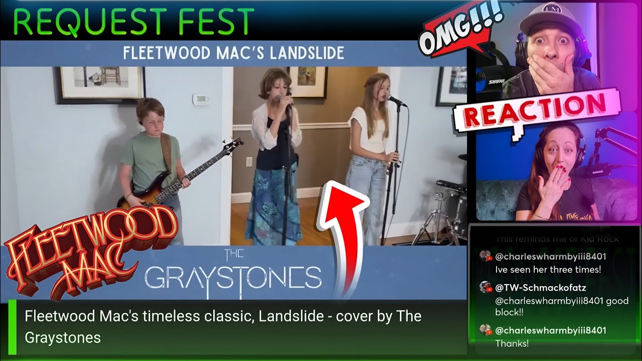 Fleetwood Mac's - Landslide -The Graystones [REACTION]
