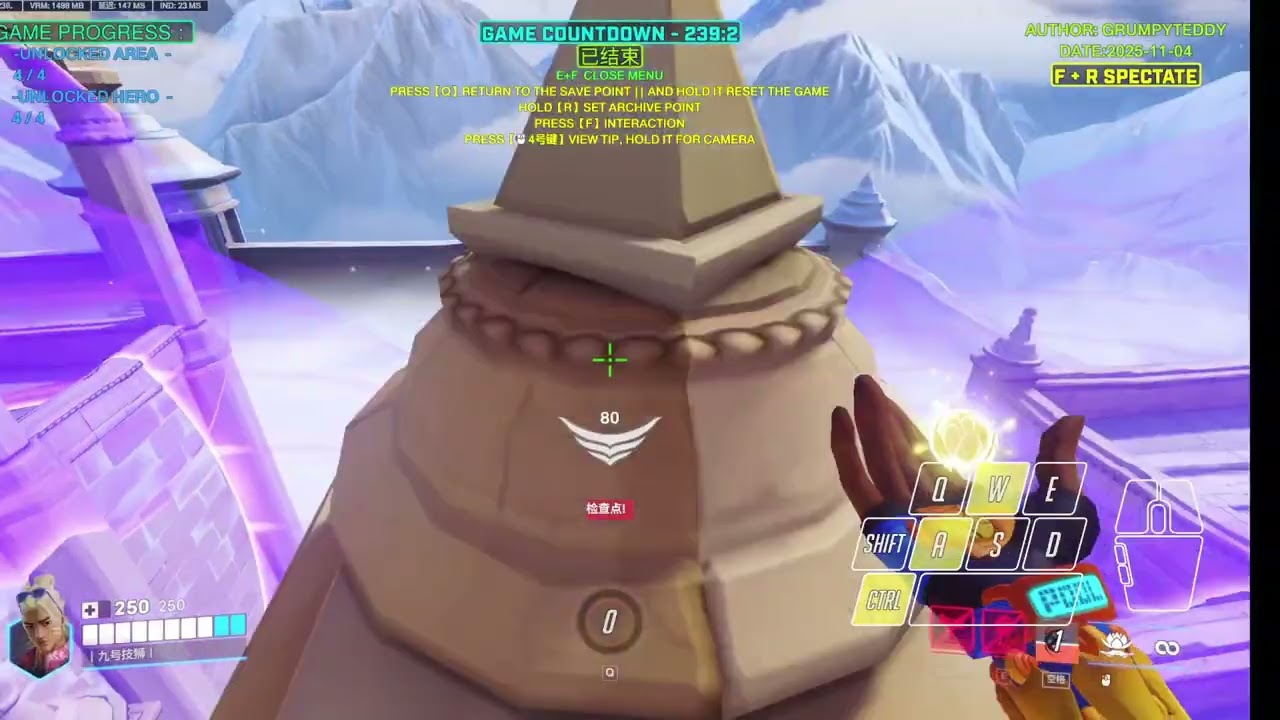 OW2 Nepal LavaParkour Created By: GrumpyTeddy   CODE: 【SPX84】(Slightly Hard)