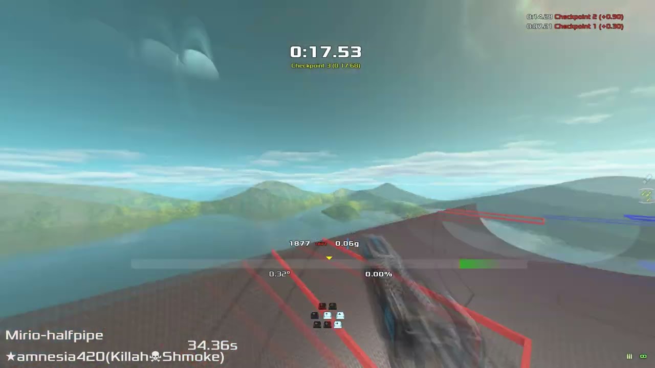 [XDF] Mirio-halfpipe: ★amnesia420(Killah☠Shmoke) - 34.36s | Xonotic