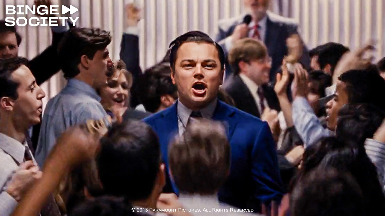 The Wolf of Wall Street (2013): Jordan Changes His Mind in the Middle of His Speech