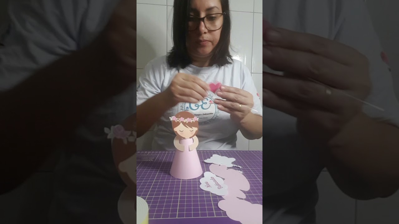 Fazendo Topo de Bolo para Batizado