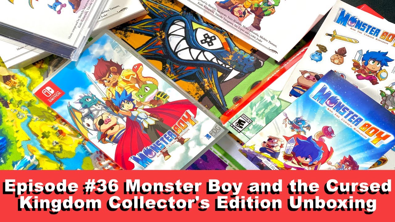 LIMITED RUN GAMES Monster Boy and the Cursed Kingdom Collector's Edition Unboxing