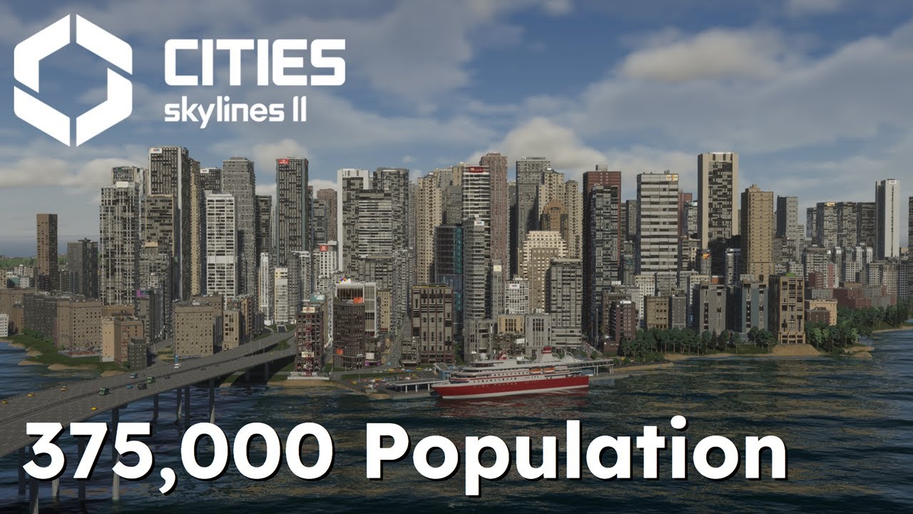 Cities Skylines 2 | 375k Megalopolis