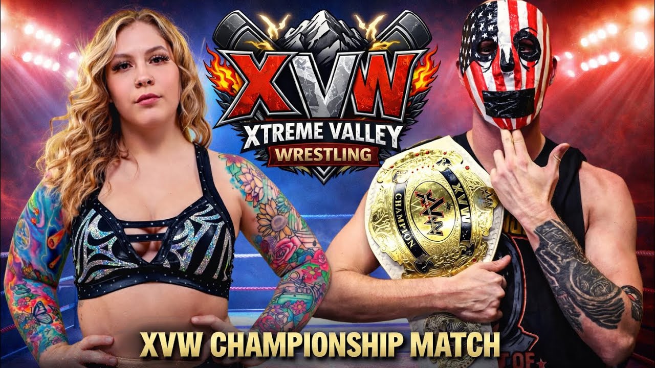 @xvwwrestlingtv Championship Match! ARIE ALEXANDER VS DAX KNIGHT | DATV ROCK N ROLL WRESTLING