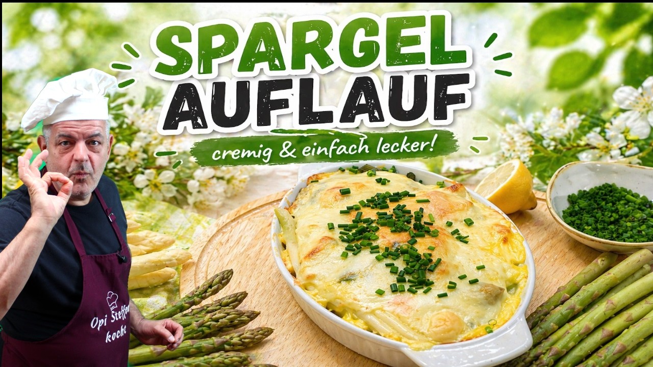 Spargel in seiner schönsten Form/Spargel Kartoffelauflauf