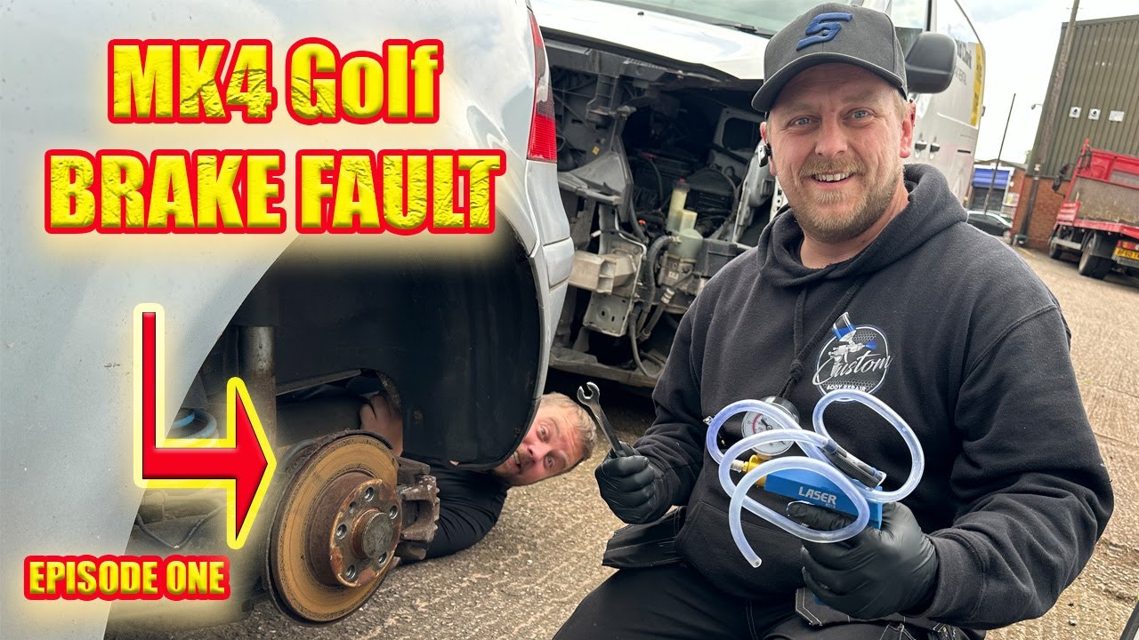 MK4 VW Golf Episode ONE! Brakes and Bleeding, will it stop?
