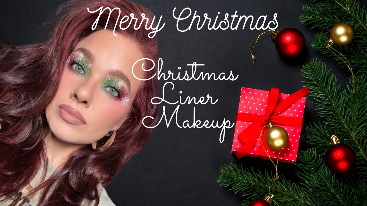 🎄CHRISTMAS / WINTER ❄️ makeup look : Glisten Cosmetics water activated liner. Vlogmas 2025
