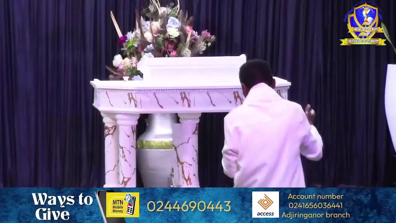 YOU ARE WELCOME TO OUR WEDNESDAY PRAYER AND PROPHETIC SERVICE.