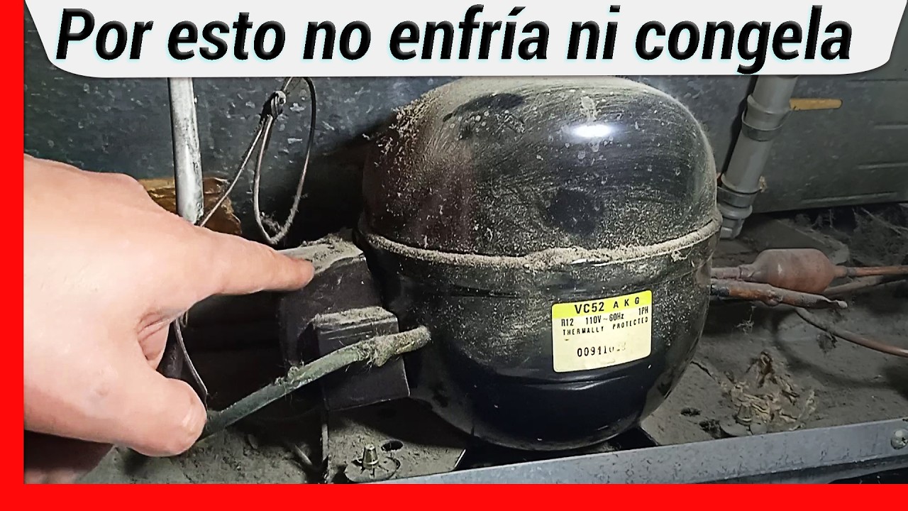 Refrigerador no enfr&iacute;a ni congela. REP&Aacute;RALO F&Aacute;CILMENTE
