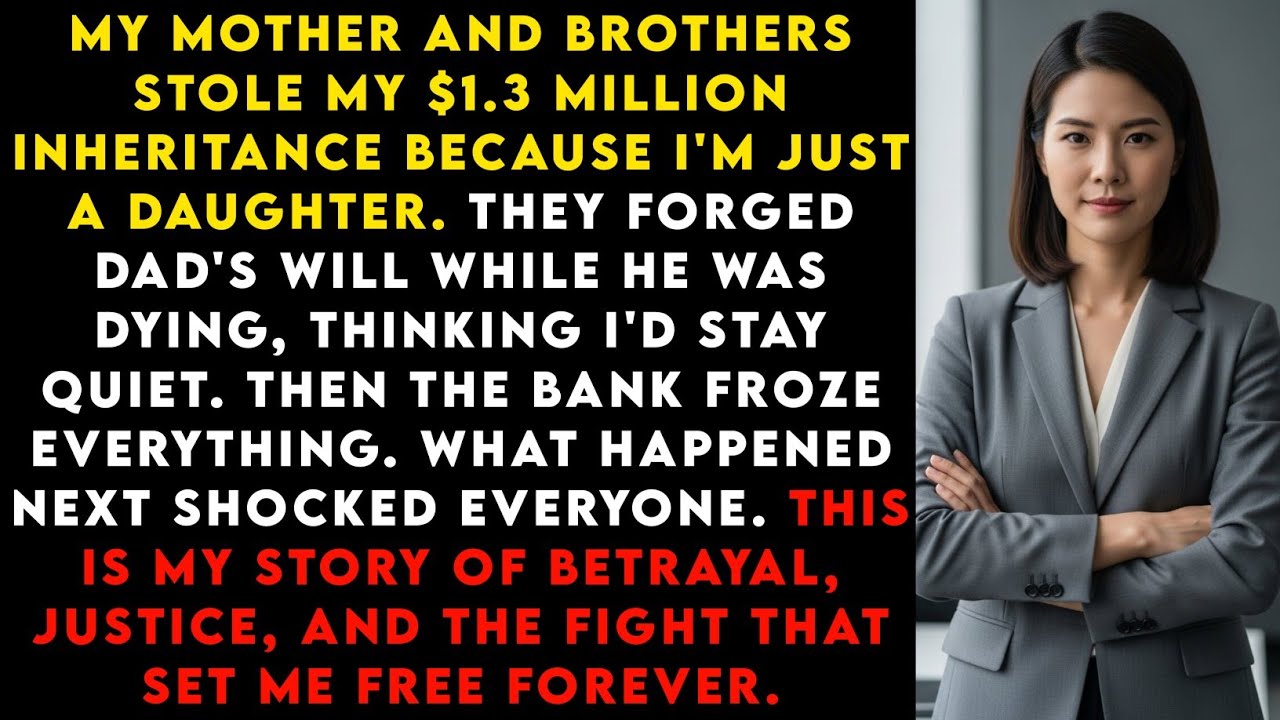 My Family Took My Inheritance Because I’m a Daughter — Then the Bank Froze Everything