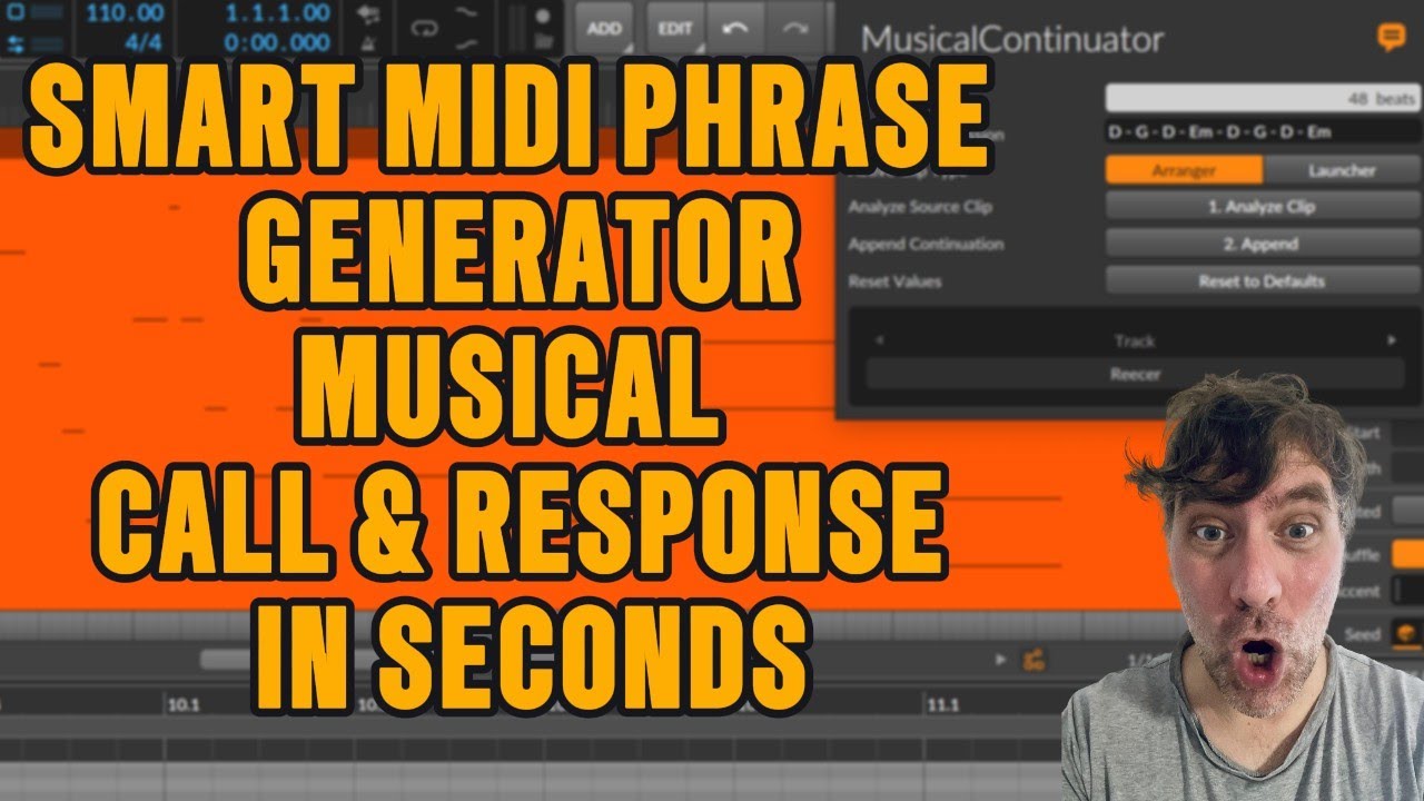 Smart MIDI Phrase Generator - Musical Call & Response in SECONDS! | Bitwig Studio