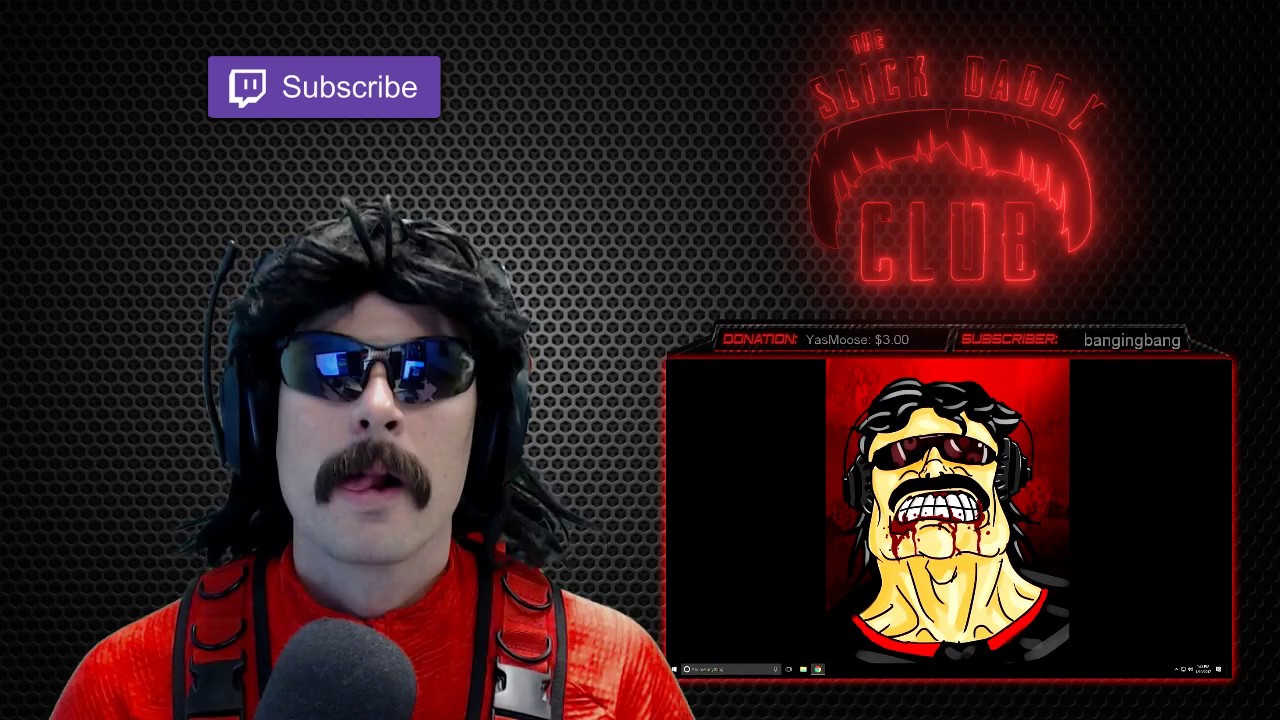 DrDisrespect epic intro and jawline.  WAKE UP