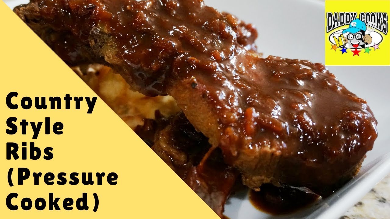 Pressure Cooked Country Style Ribs