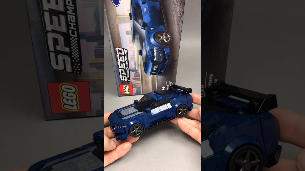 Pony Beast has arrived 🔵⚫️ LEGO #76920 Ford Mustang Dark Horse is here on my table! Time for MOCS!!