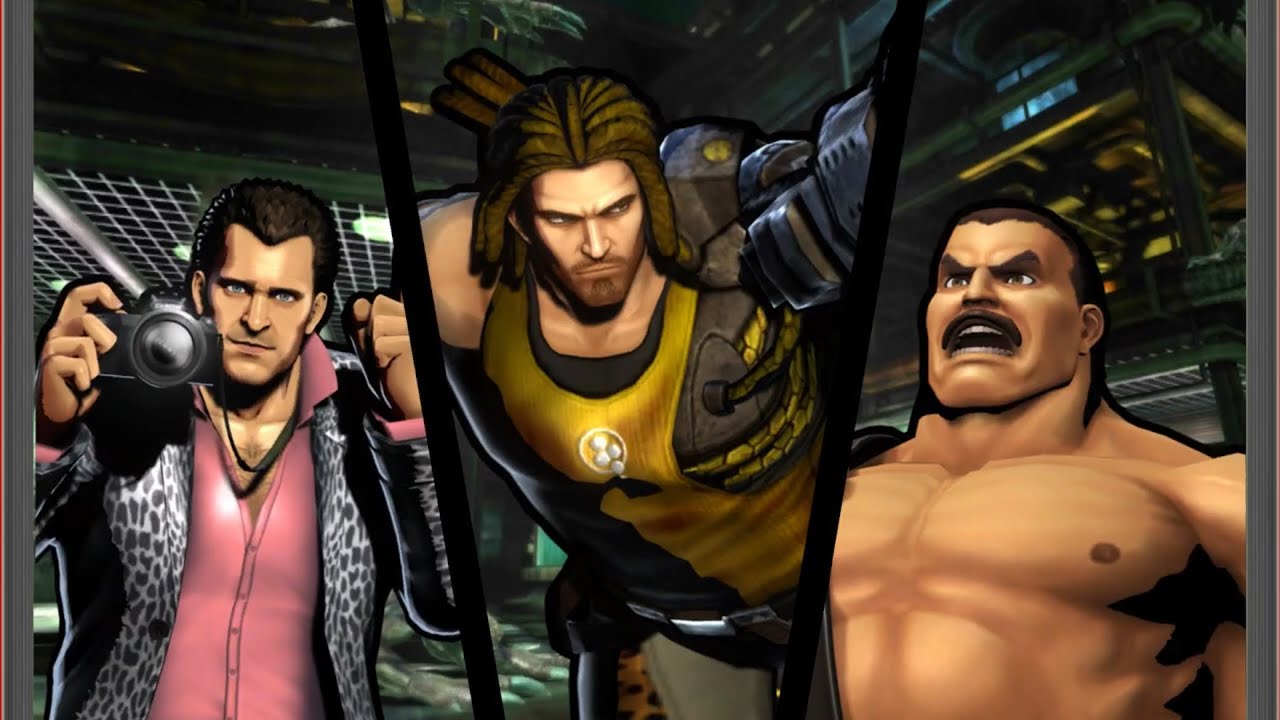 Ultimate Marvel vs Capcom 3: Spencer, Frank West, and Haggar arcade playthrough