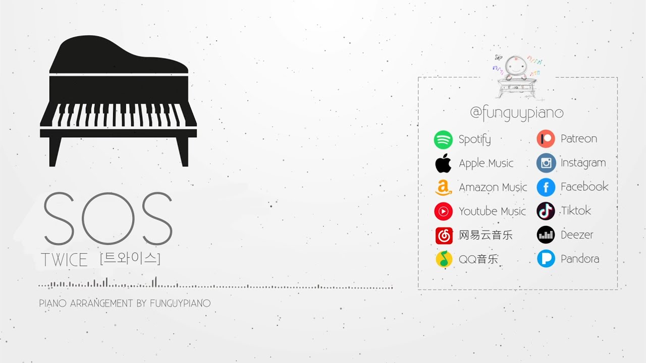 TWICE (트와이스)「SOS」Piano Cover + Piano Tutorial