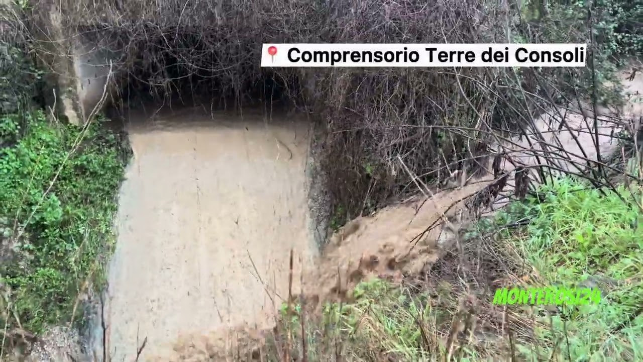 Maltempo a Monterosi, la situazione alle ore 10