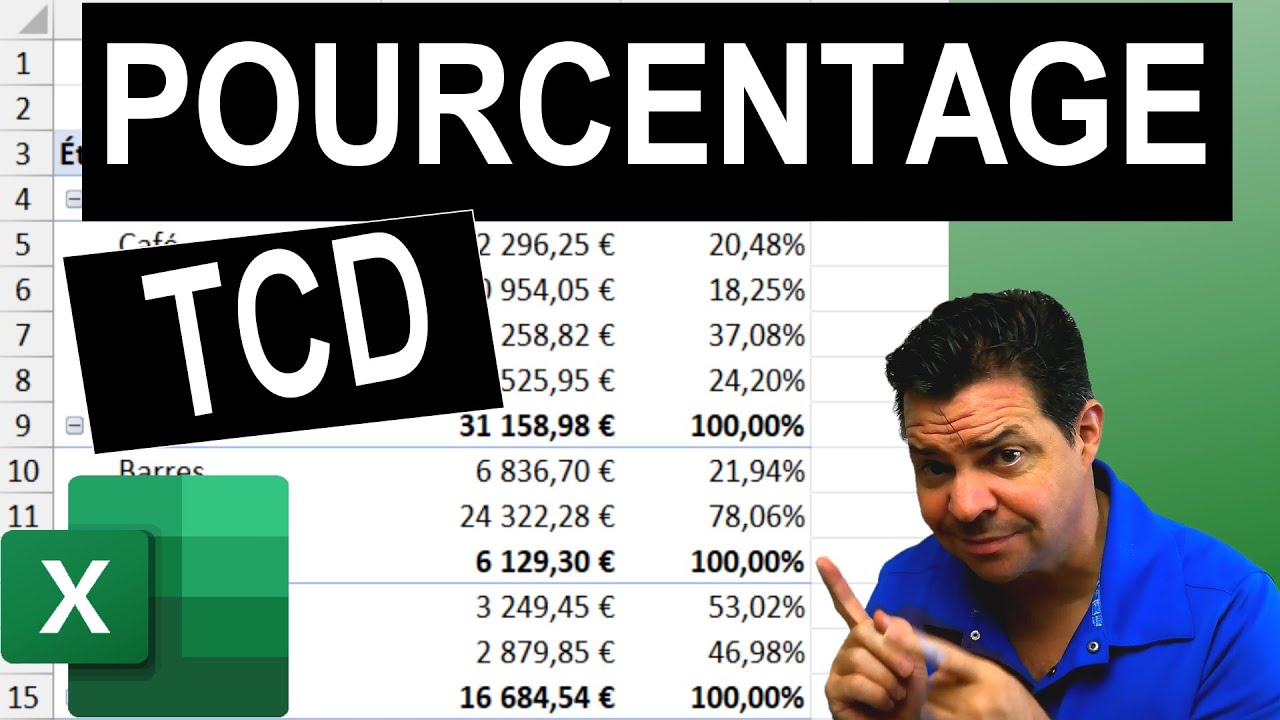 Comment faire un Pourcentage dans un TCD Excel 📊