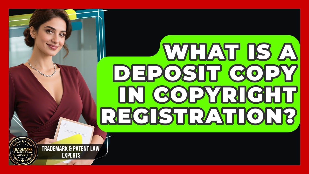 What Is A Deposit Copy In Copyright Registration? - Trademark and Patent Law Experts