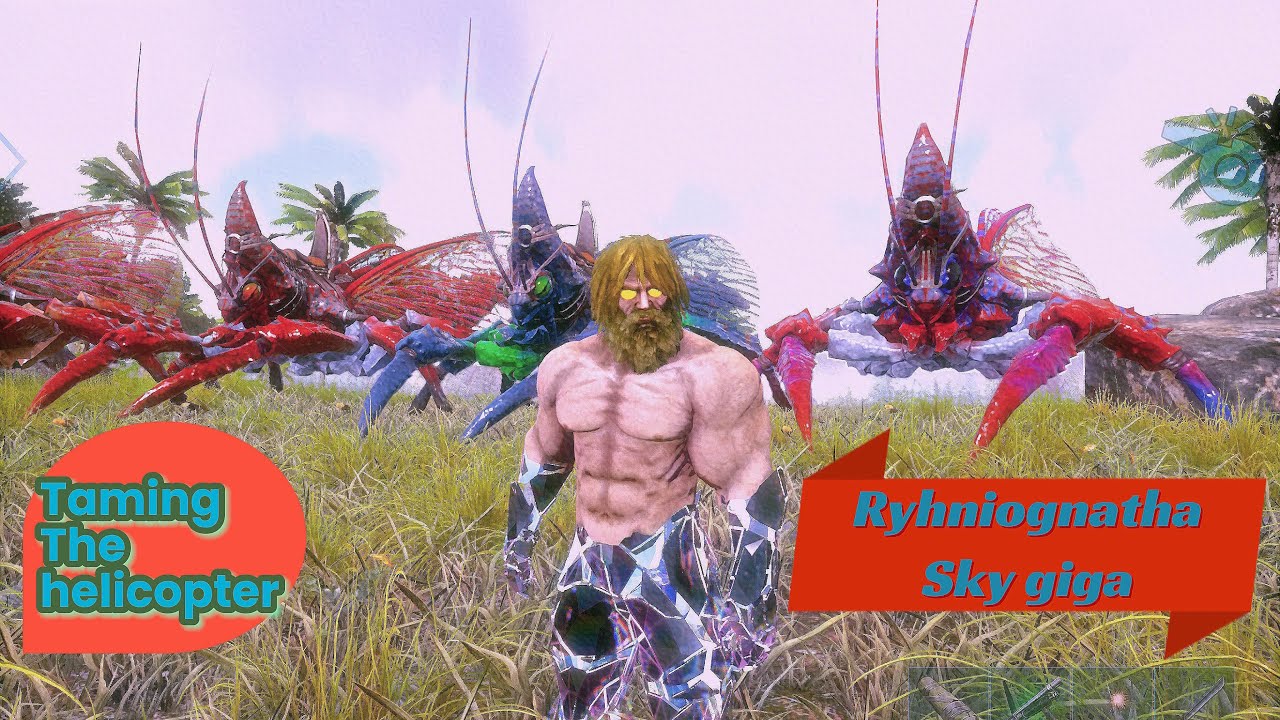Ark ultimate edition, Rhyniognatha trap taming, easy taming