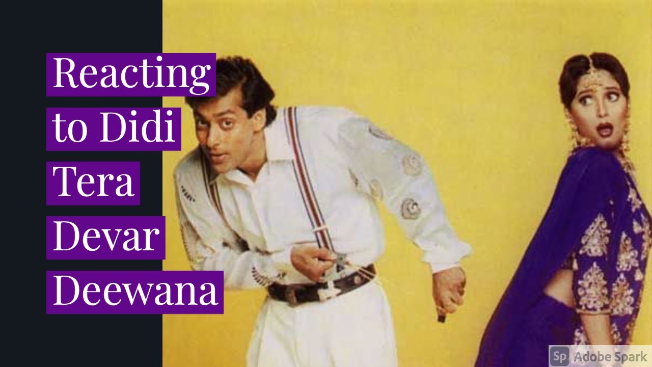 REACT TO: Didi Tera Divar Deewana from Hum Aapke Hain Koun with Madhuri Dixit and Salman Khan