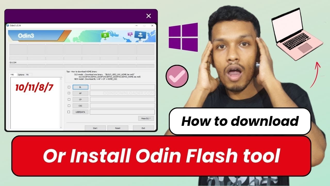 How to download odin for samsung ( Download & Install Process ) | odin samsung flash tool