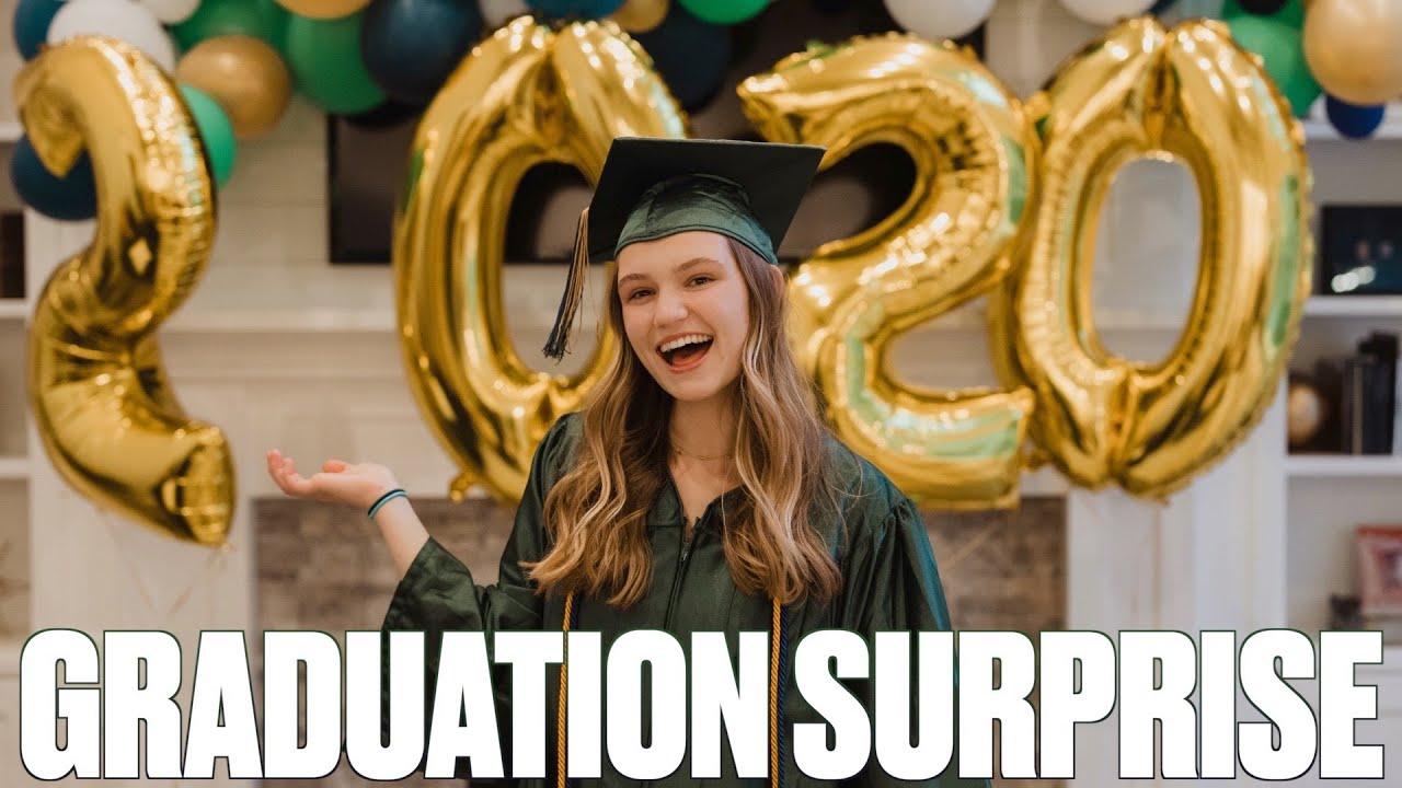 SURPRISE HIGH SCHOOL GRADUATION CEREMONY FOR TEENAGE DAUGHTER | HIGH SCHOOL GRADUATION CELEBRATION